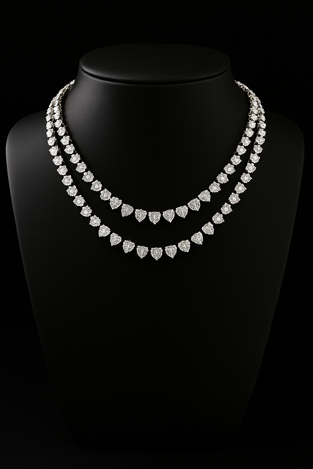 Teardrop Casade Necklace