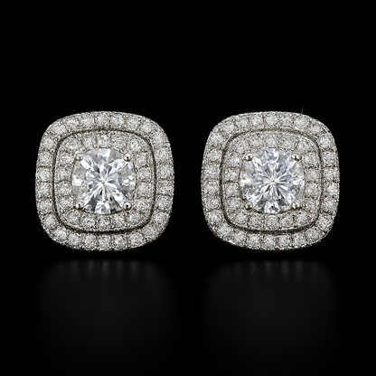 Luna Cushion Studs