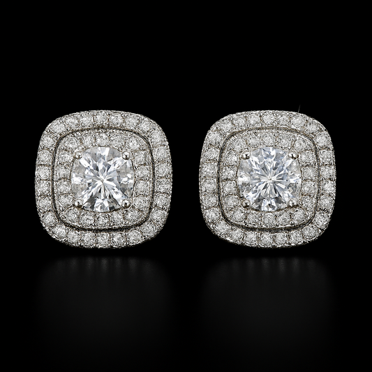 Luna Cushion Studs