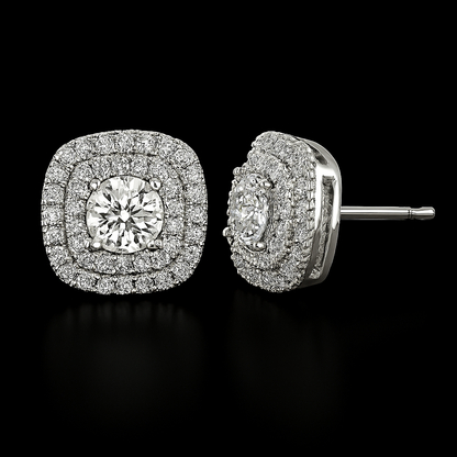 Luna Cushion Studs