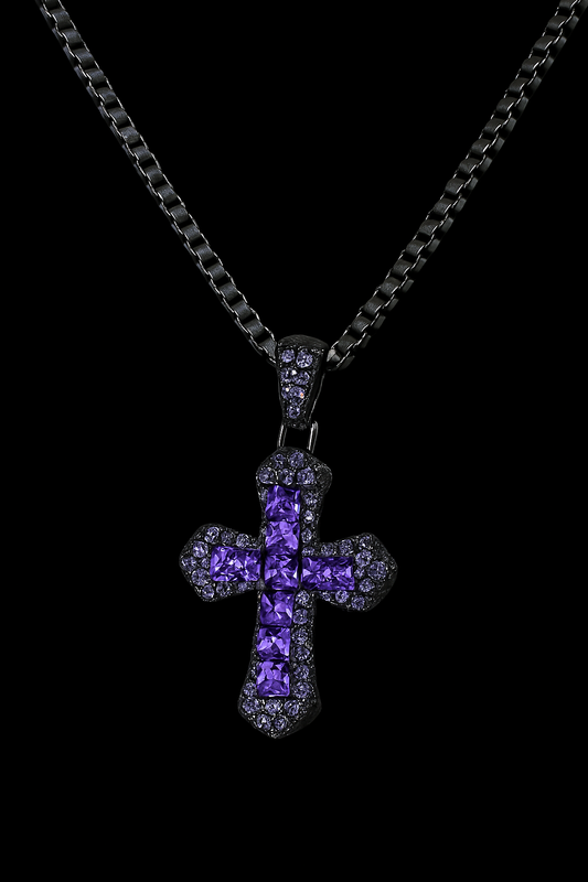 Halo Cross Necklace