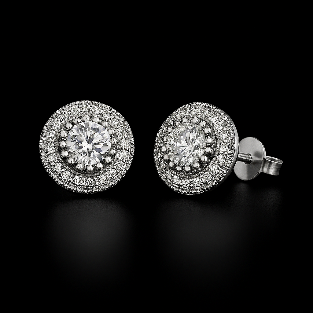 Celeste Halo Studs