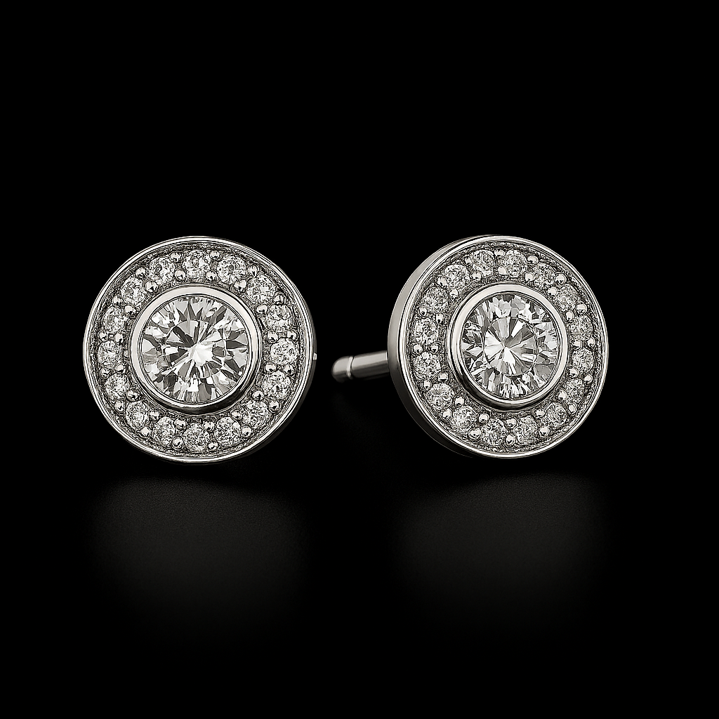 Celeste Halo Studs
