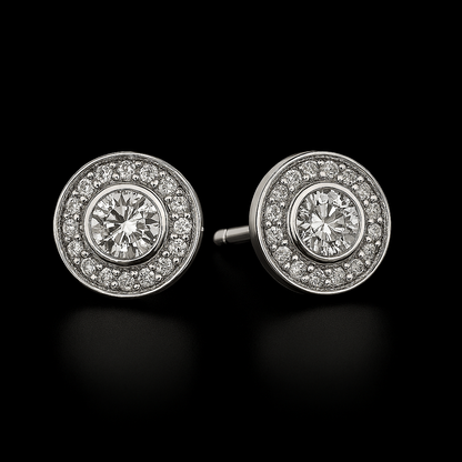 Celeste Halo Studs