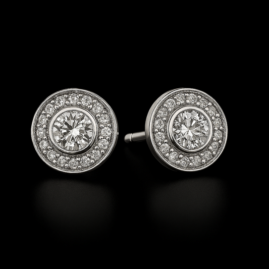 Celeste Halo Studs