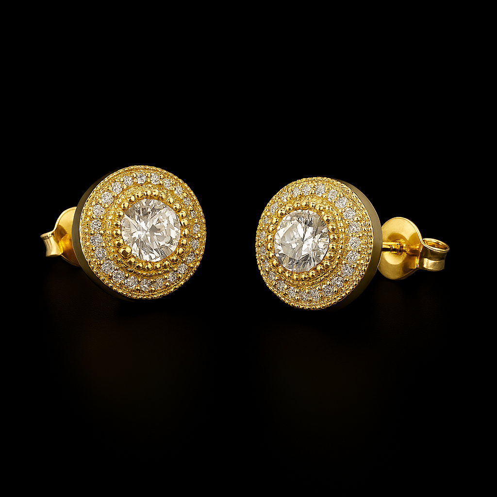 Celeste Halo Studs